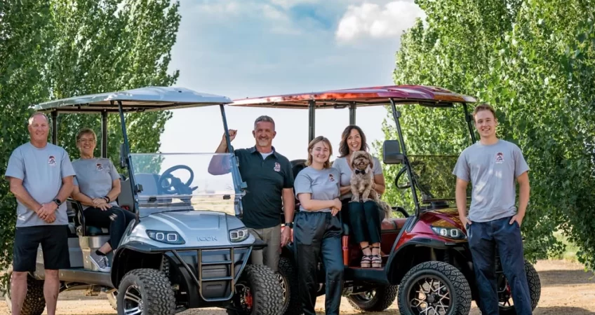 golf cart service for businesses in california